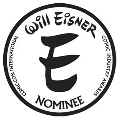 The Will Eisner Comic Industry Awards nominee seal, from Comic-Con International.
